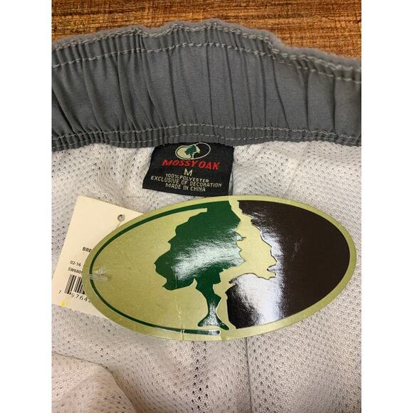 MOSSY OAK Boy’s Gray Forest Camo Line Board Shorts / Size: Medium - Picture 3 of 12